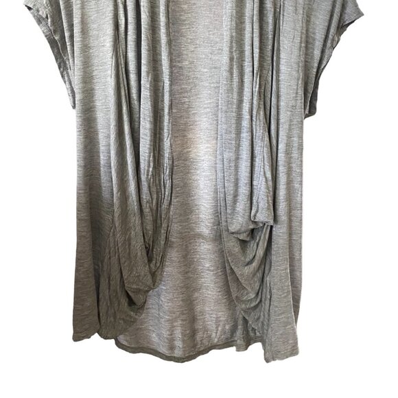 Converse one star ruffel front short-sleeved sweater/cardigan size XS 100% Rayon - Picture 2 of 13